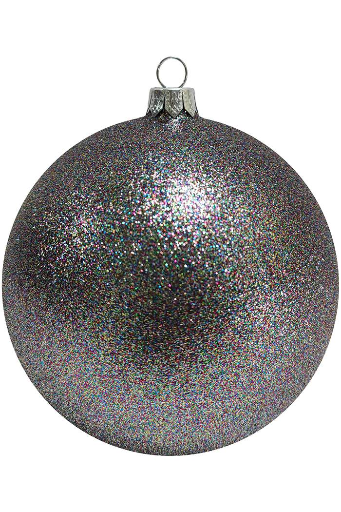 Пластиковый шар Искристый 11,5 и 13,5 см мульти